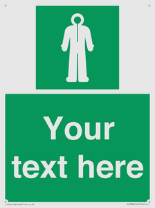 Custom sign safe condition Survival clothing